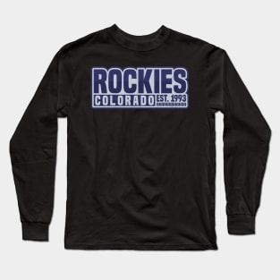 Colorado Rockies 01 Long Sleeve T-Shirt